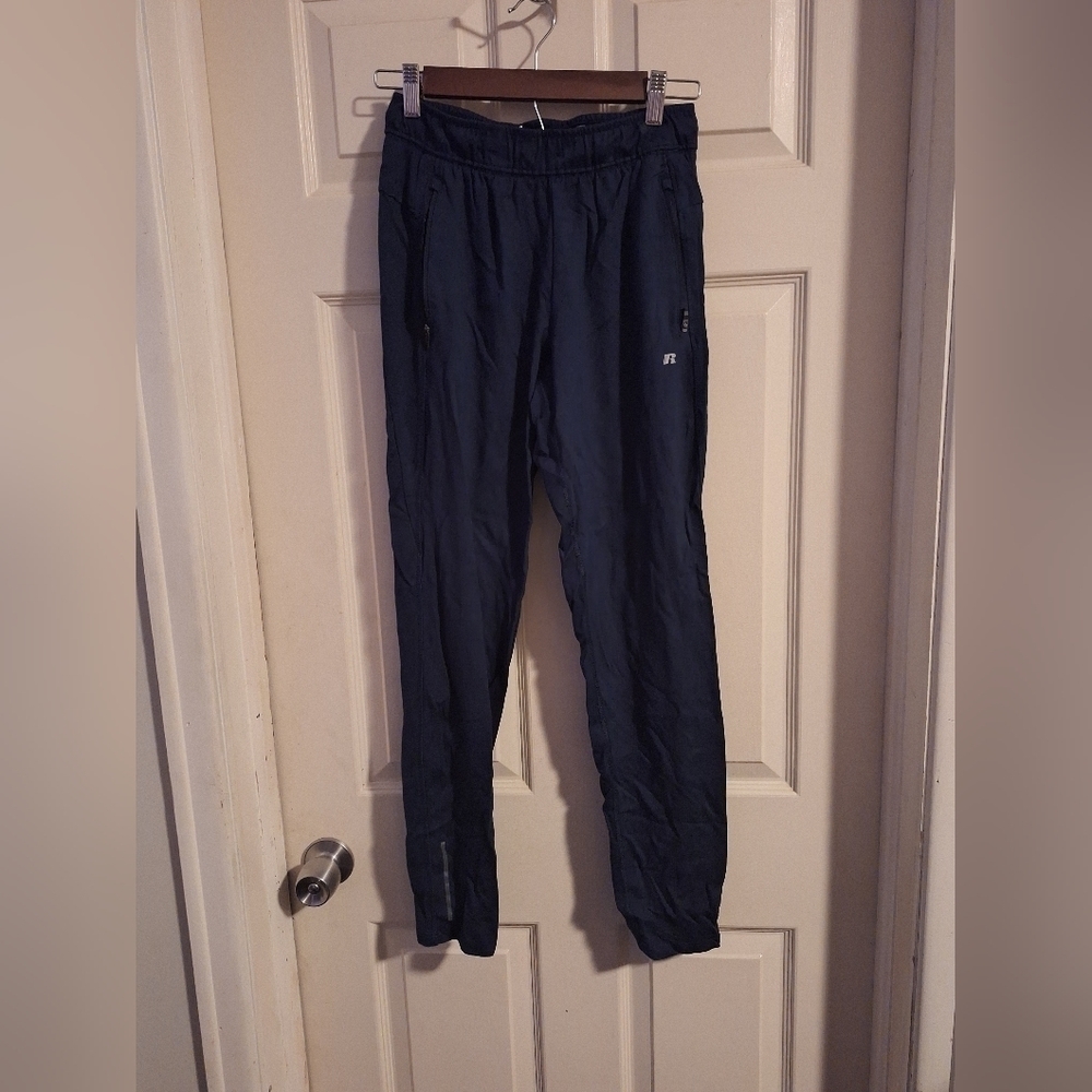 Russell men's joggers zipper pockets size 28